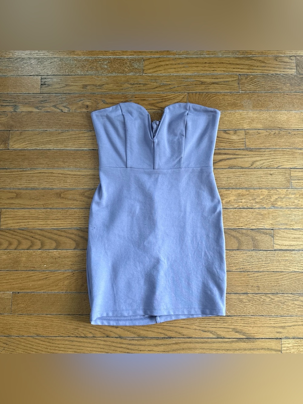 Forever 21 Lavender Strapless Bodycon Mini Dress